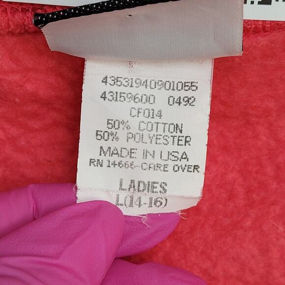 Vintage 80s LEE Sweatshirt Womens Large 21x24 USA - Picture 8 of 11